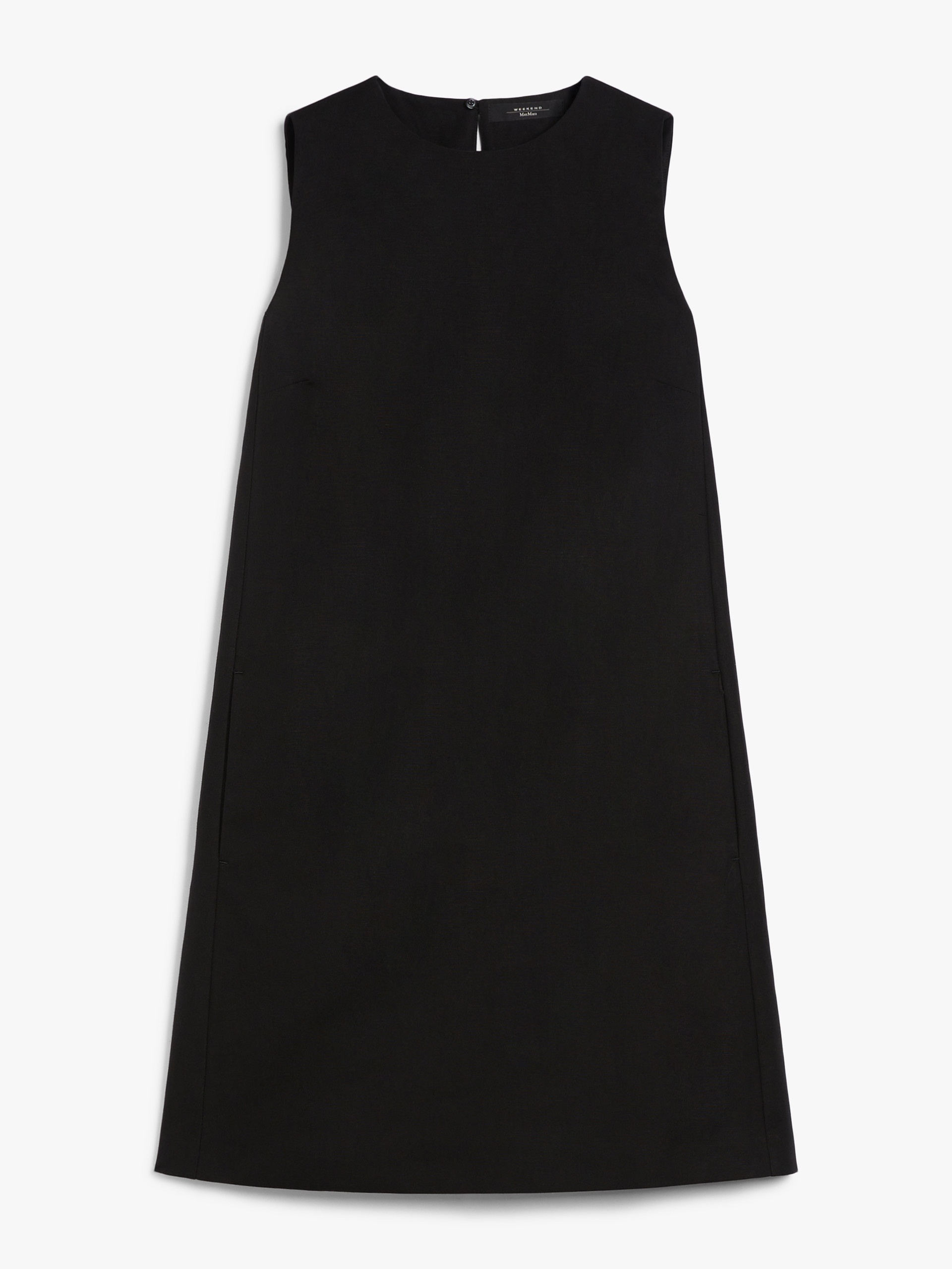 RACER Cotton and linen short dress - 1