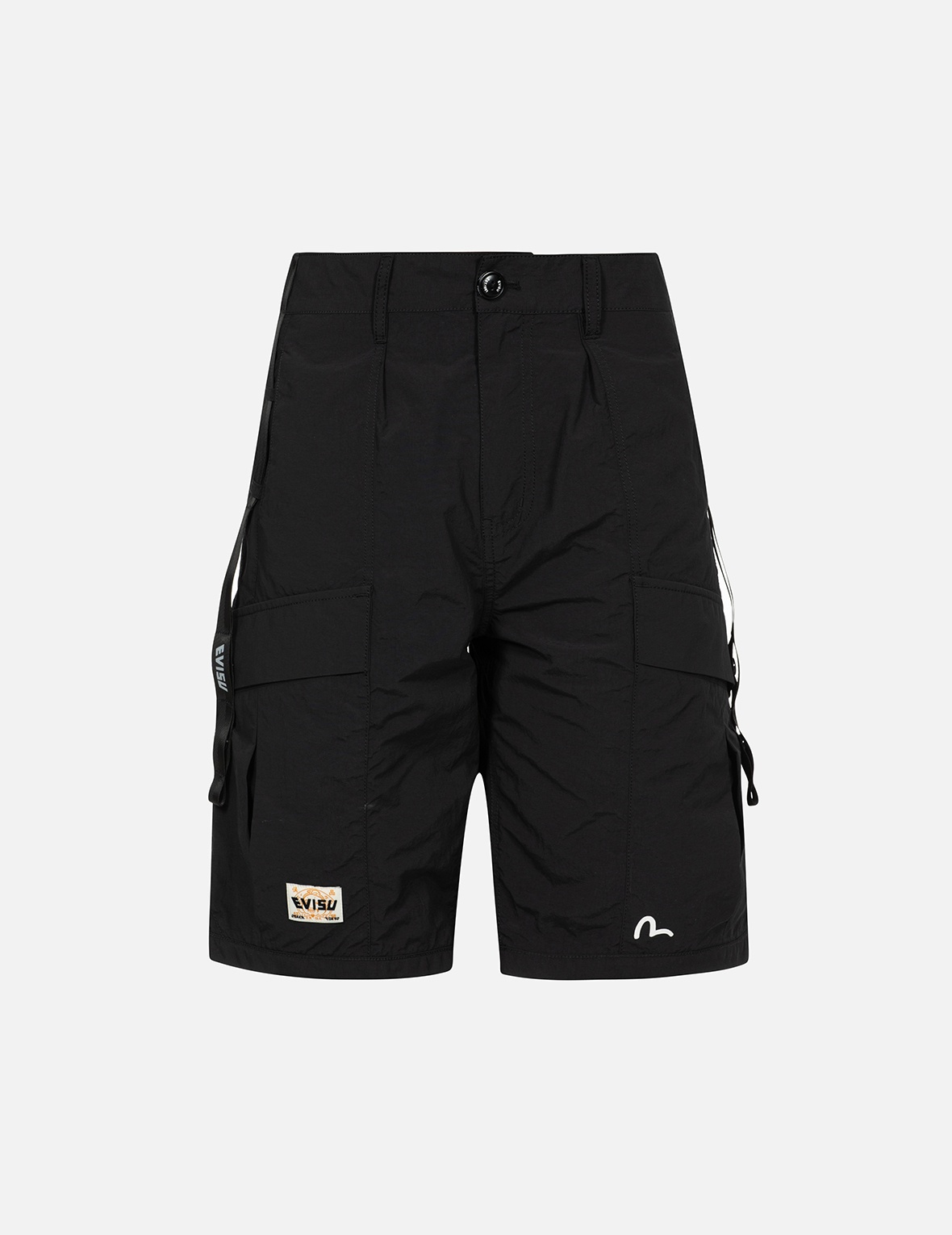 REFLECTIVE MULTI-PRINTS RELAX FIT SHORTS - 1