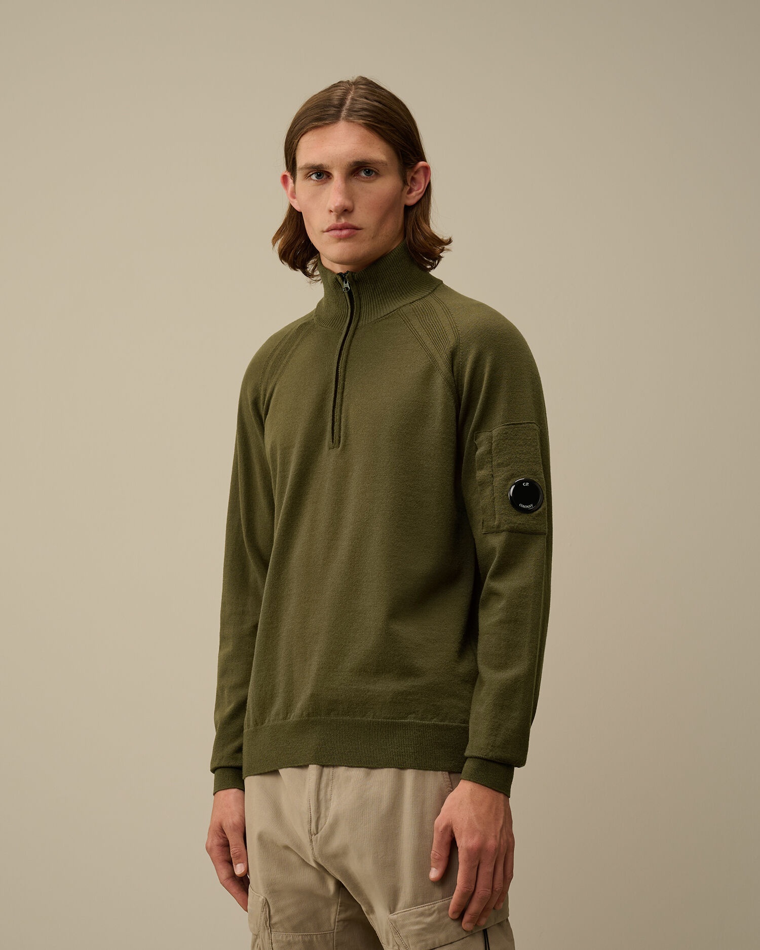 Extra Fine Merino Wool Half Zipped Knit - 2
