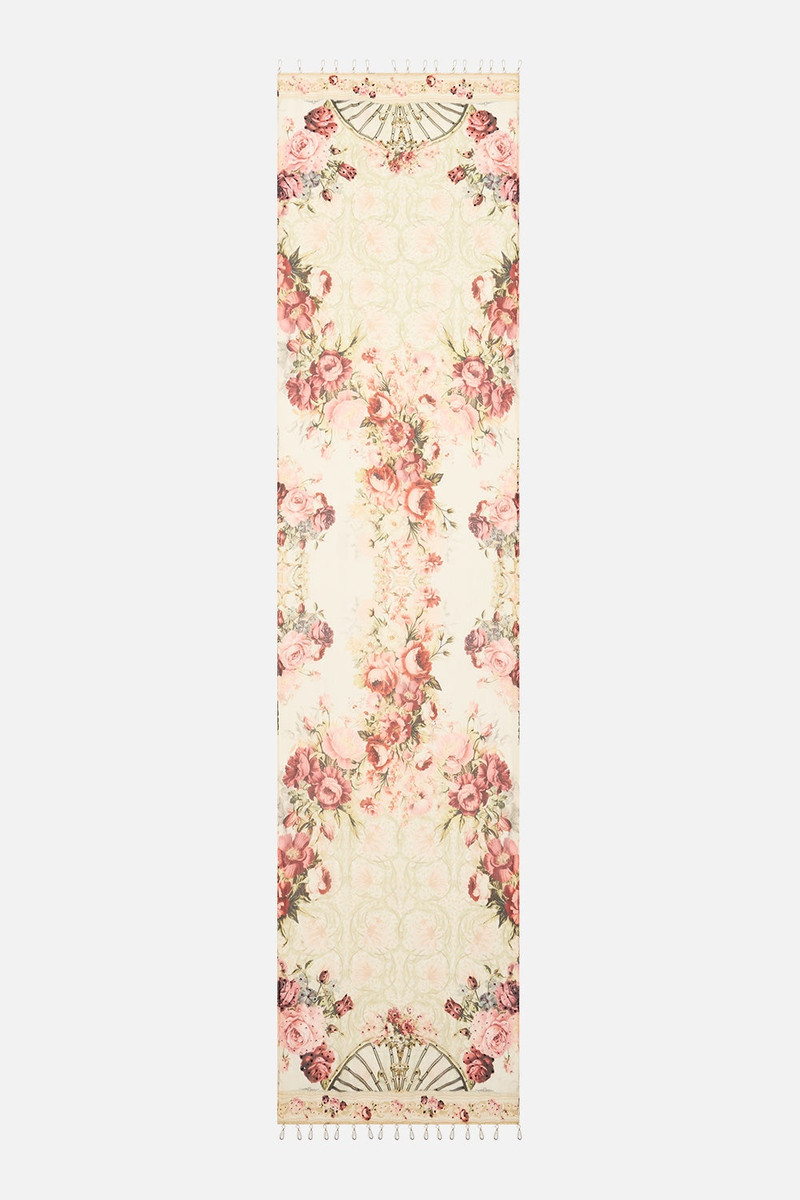 CAMILLA LONG SILK CRINKLE CHIFFON SCARF outlook