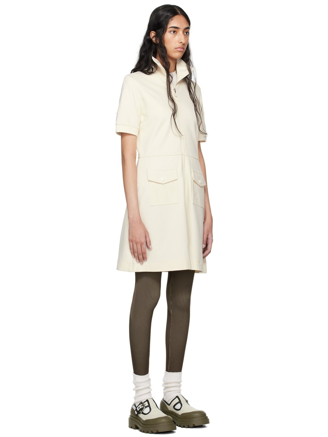 Off-White Polo Minidress - 2