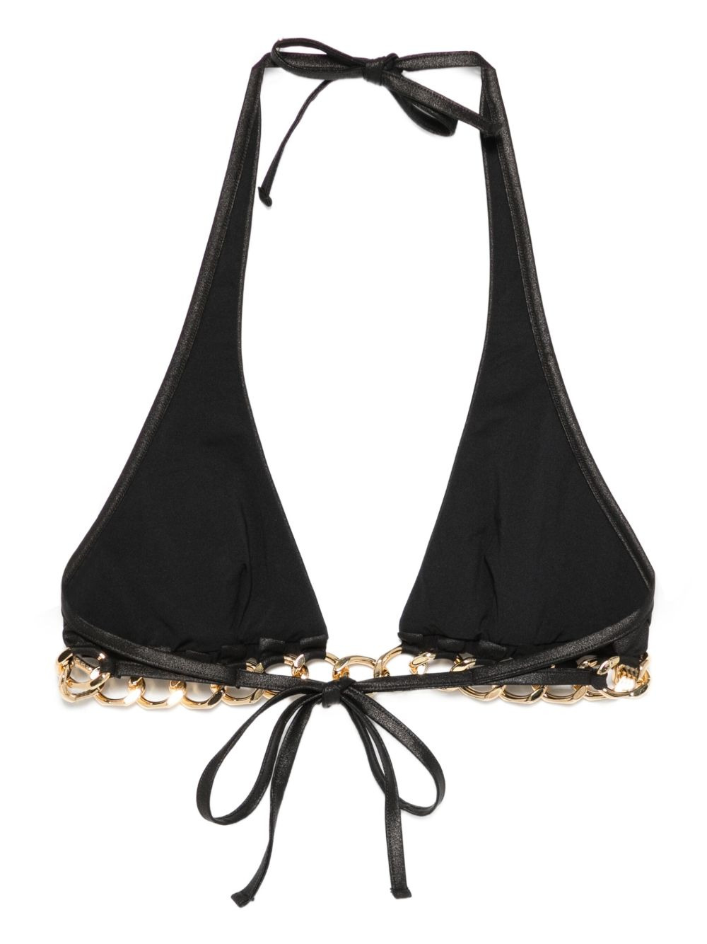 chain-embellished bikini top - 2