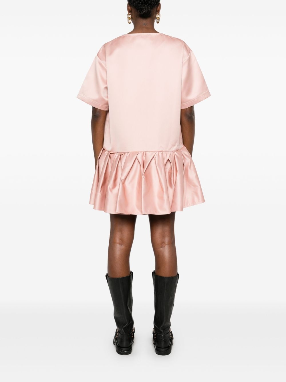 ruffled-skirt mini dress - 4