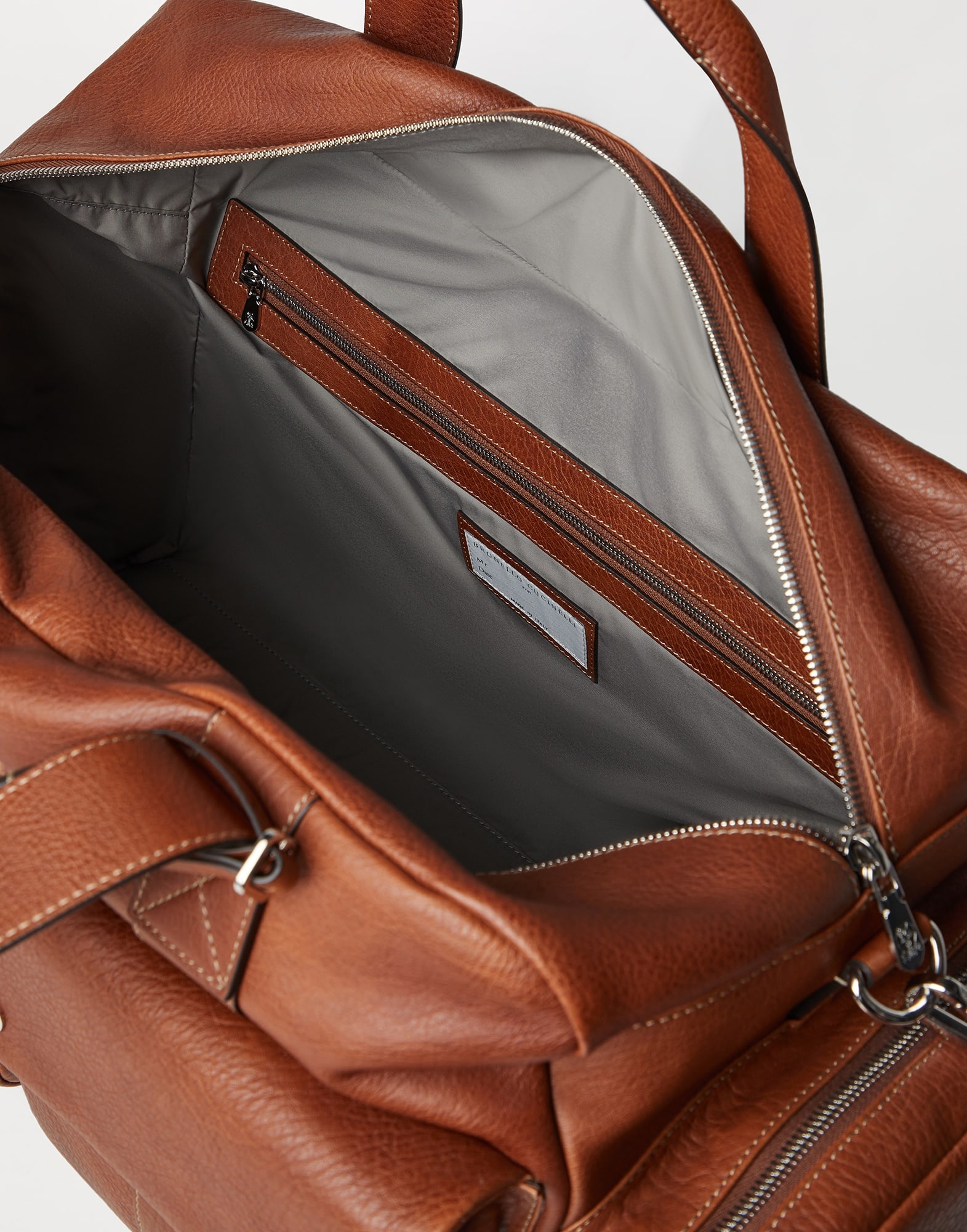 Grained calfskin leisure bag - 5