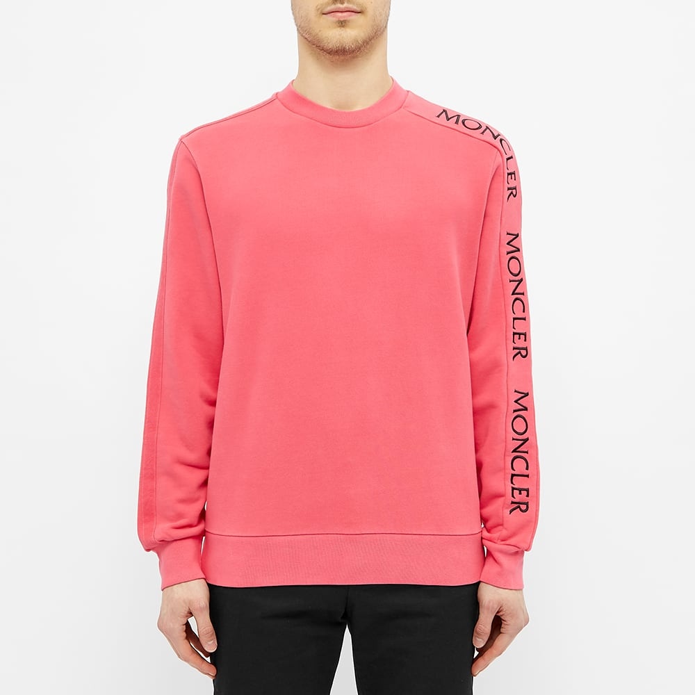 Moncler Embroidered Sleeve Logo Crew Sweat - 4