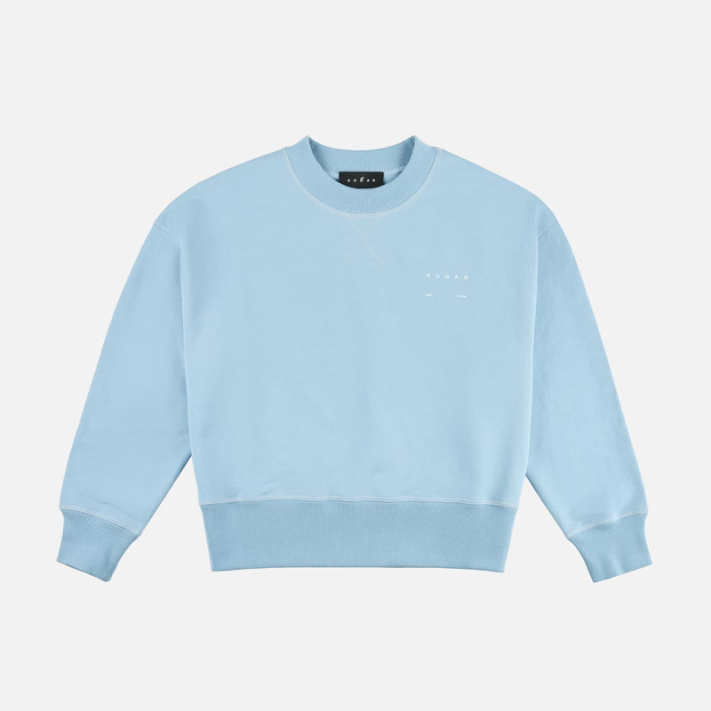 Round-neck sweatshirt in cotton 1