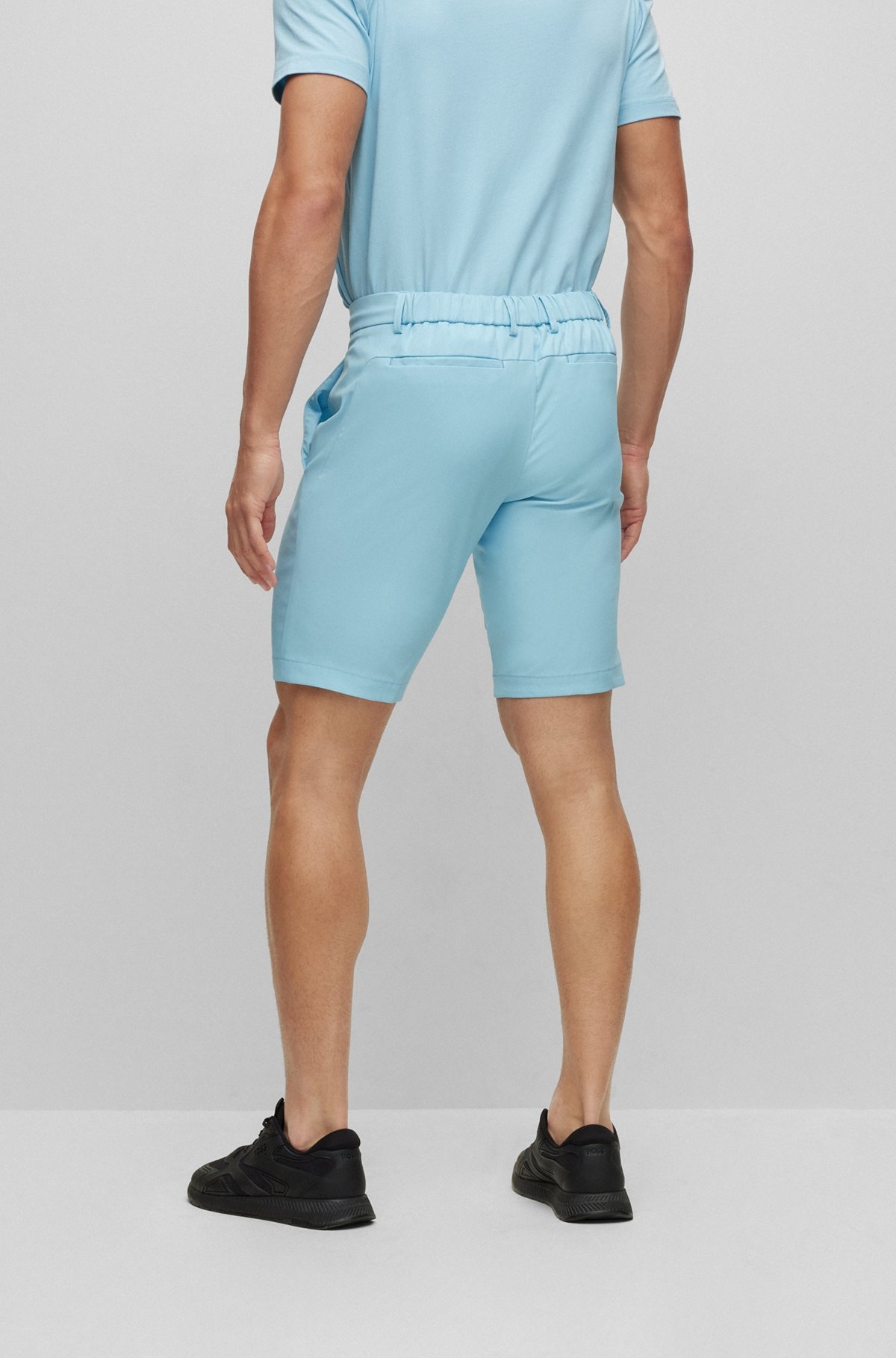 SLIM-FIT SHORTS IN WATER-REPELLENT TWILL - 4