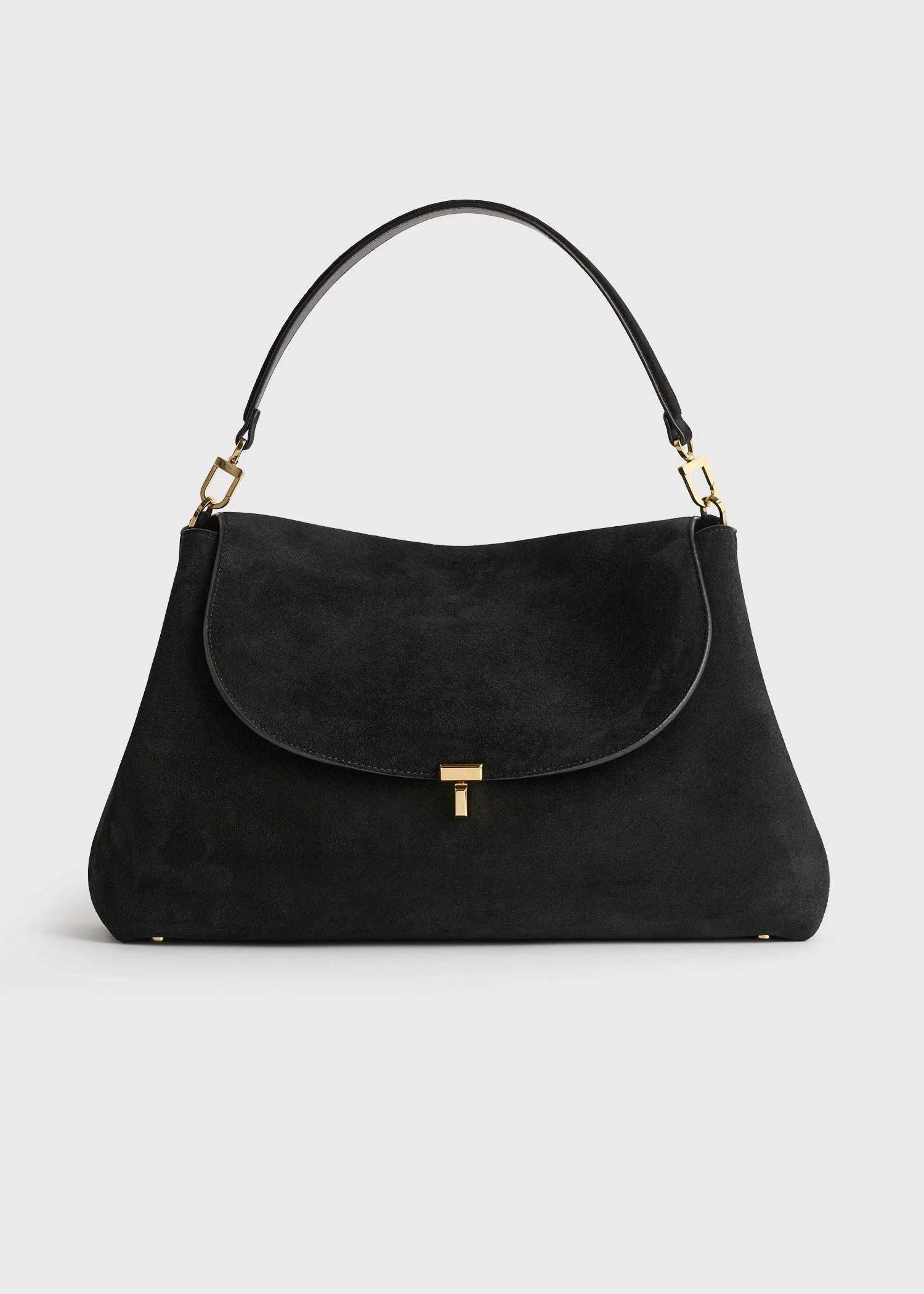T-lock suede satchel black - 1