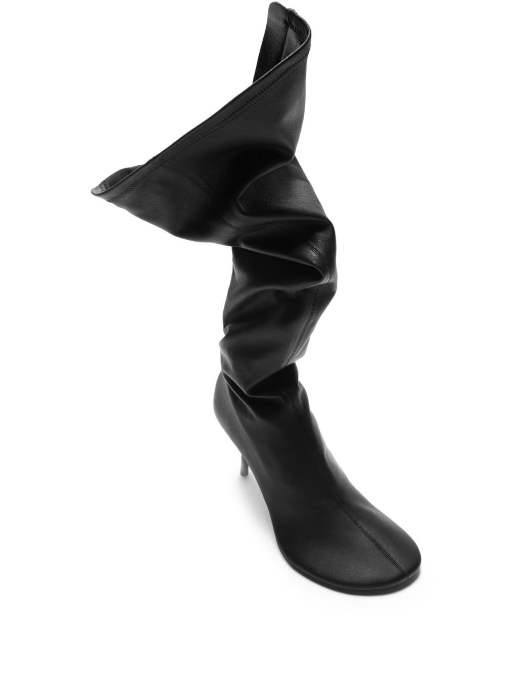 slouchy leather boots - 2