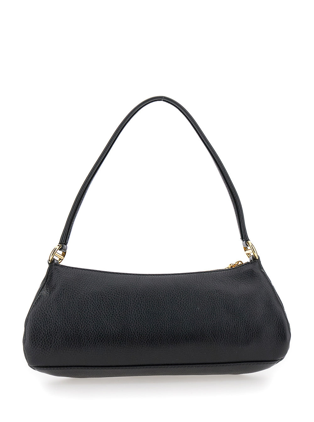 Chloé Women 'The 99' Black Shoulder Bag With Padlock In Hammered Leather Woman - 4