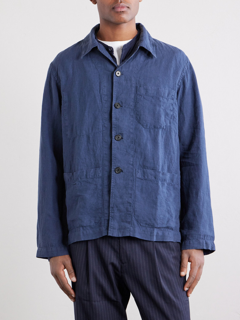 Perry Linen and Cotton-Blend Woven Jacket 3