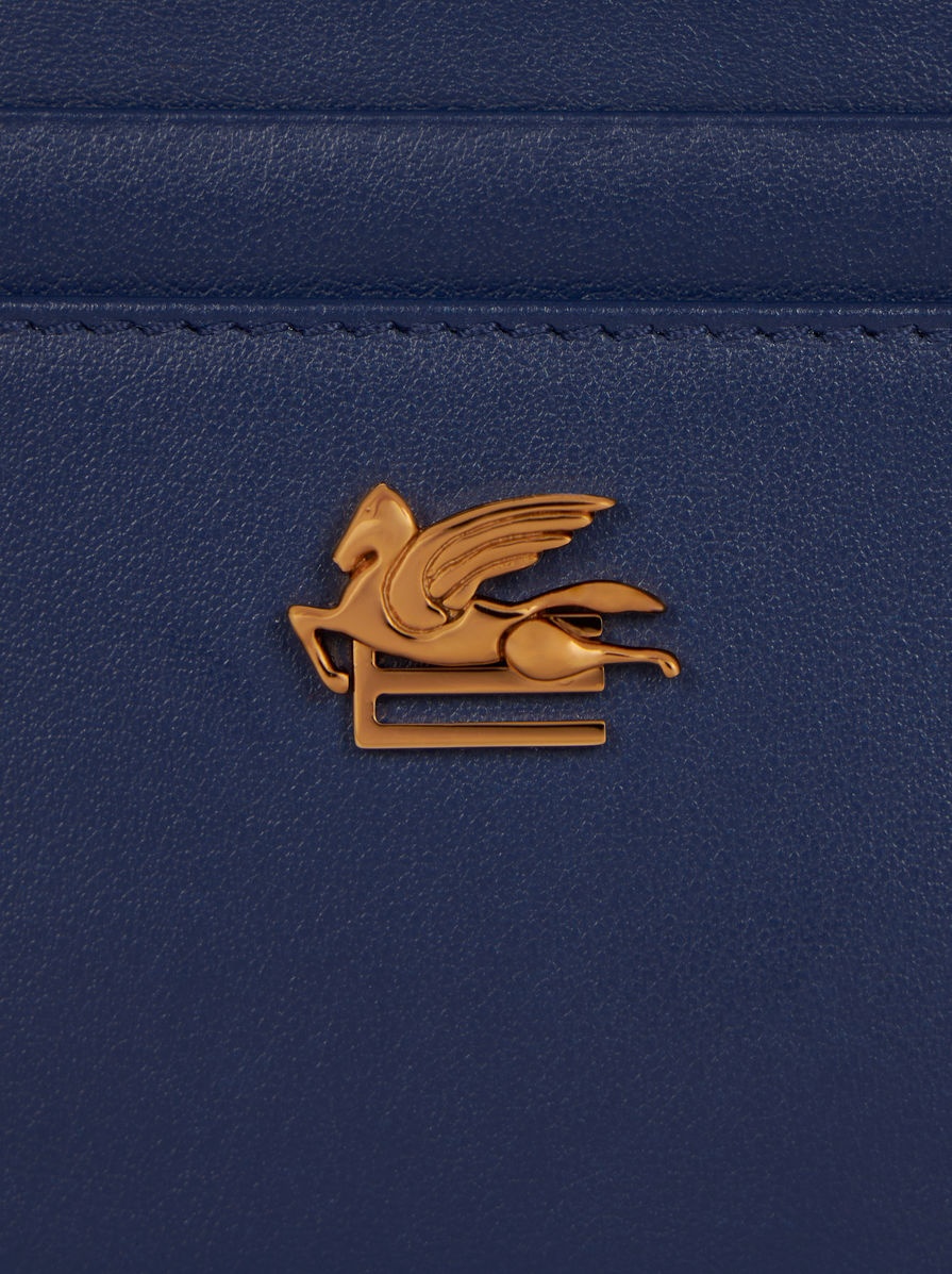 LEATHER CREDIT CARD HOLDER WITH PEGASO - 3