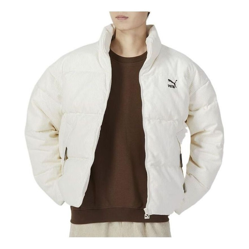 Puma Logo Athletic Jacket 'White' 535581-65 - 1