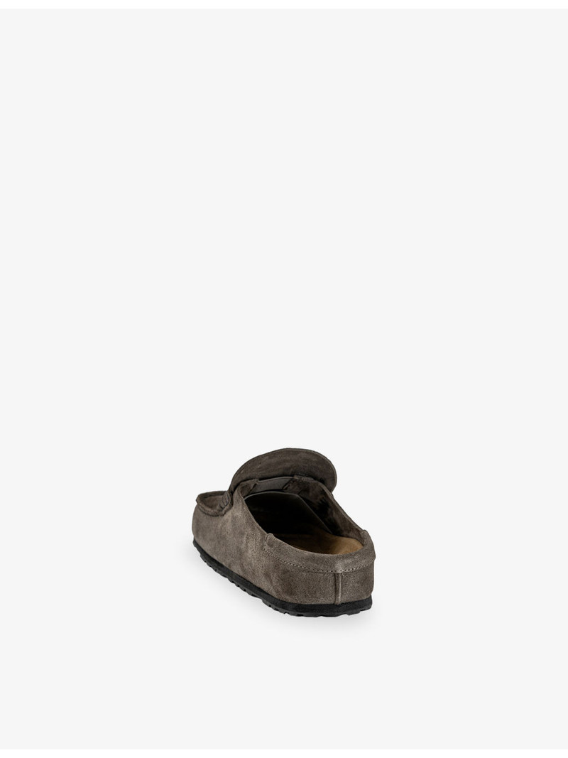 BIRKENSTOCK Naples Wrapped Suede Clogs outlook