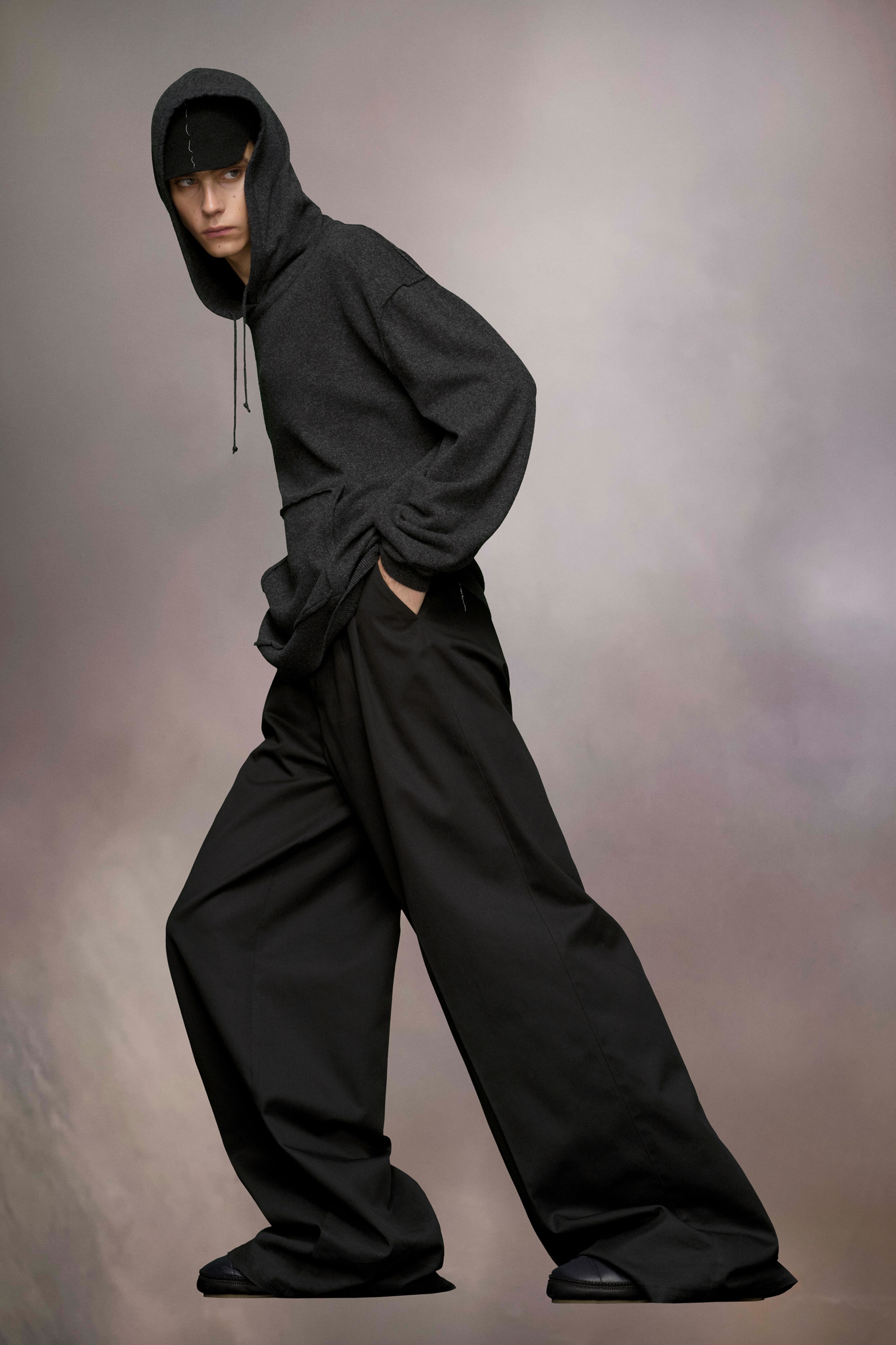 Cashmere hooded sweater - 3