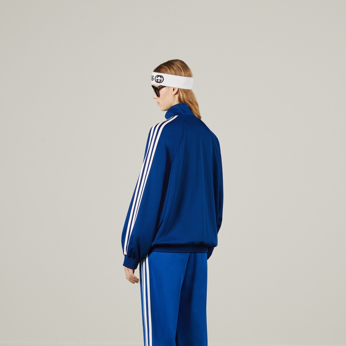 adidas x Gucci cotton jersey zip jacket - 7