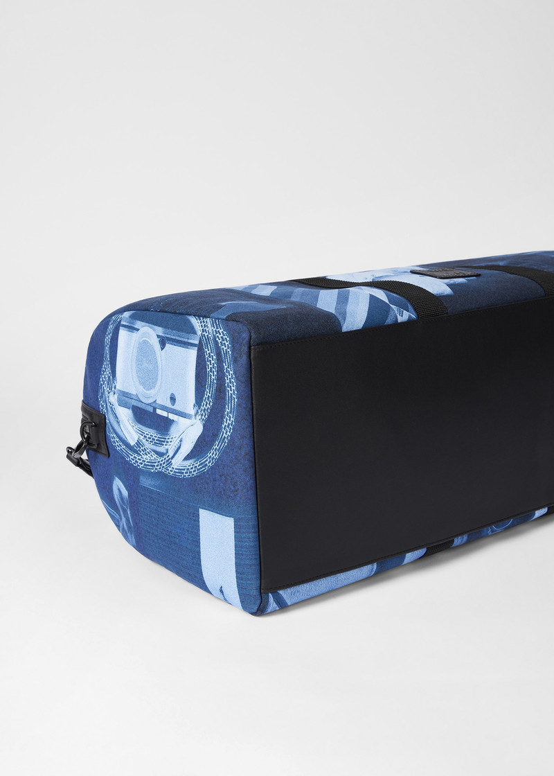 Indigo Blue 'X-Ray' Print Holdall 7