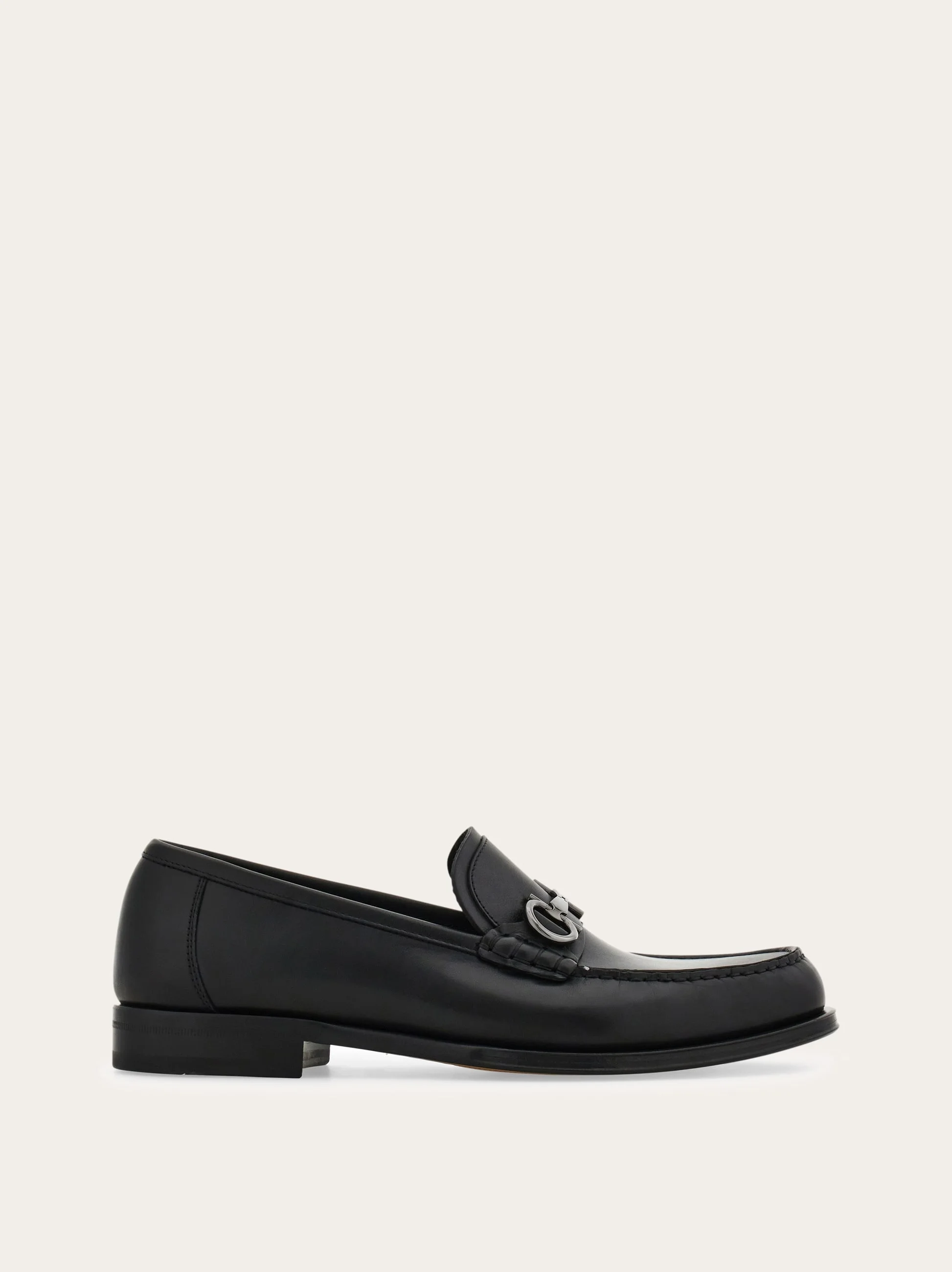 Loafer with Gancini buckle - 1