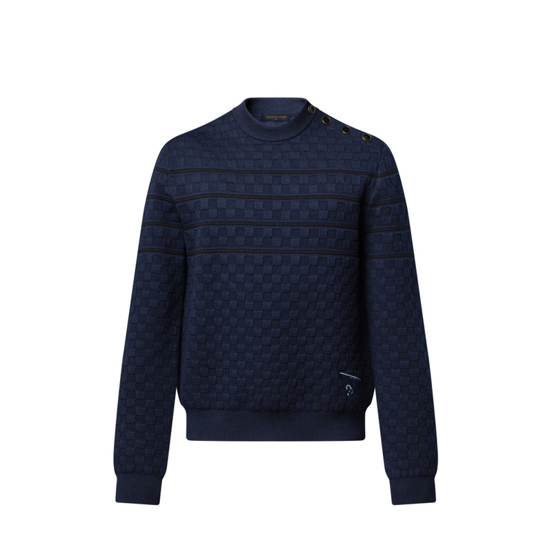 Damier Stripes Pullover 1