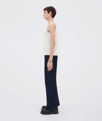 Bottega Veneta dry stretch ribbed cotton tank top outlook