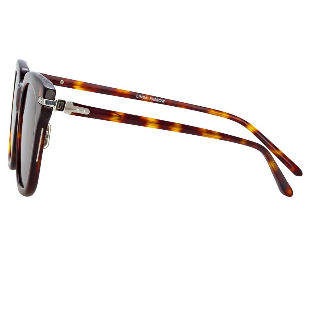 EMPIRE D-FRAME SUNGLASSES IN TORTOISESHELL - 4