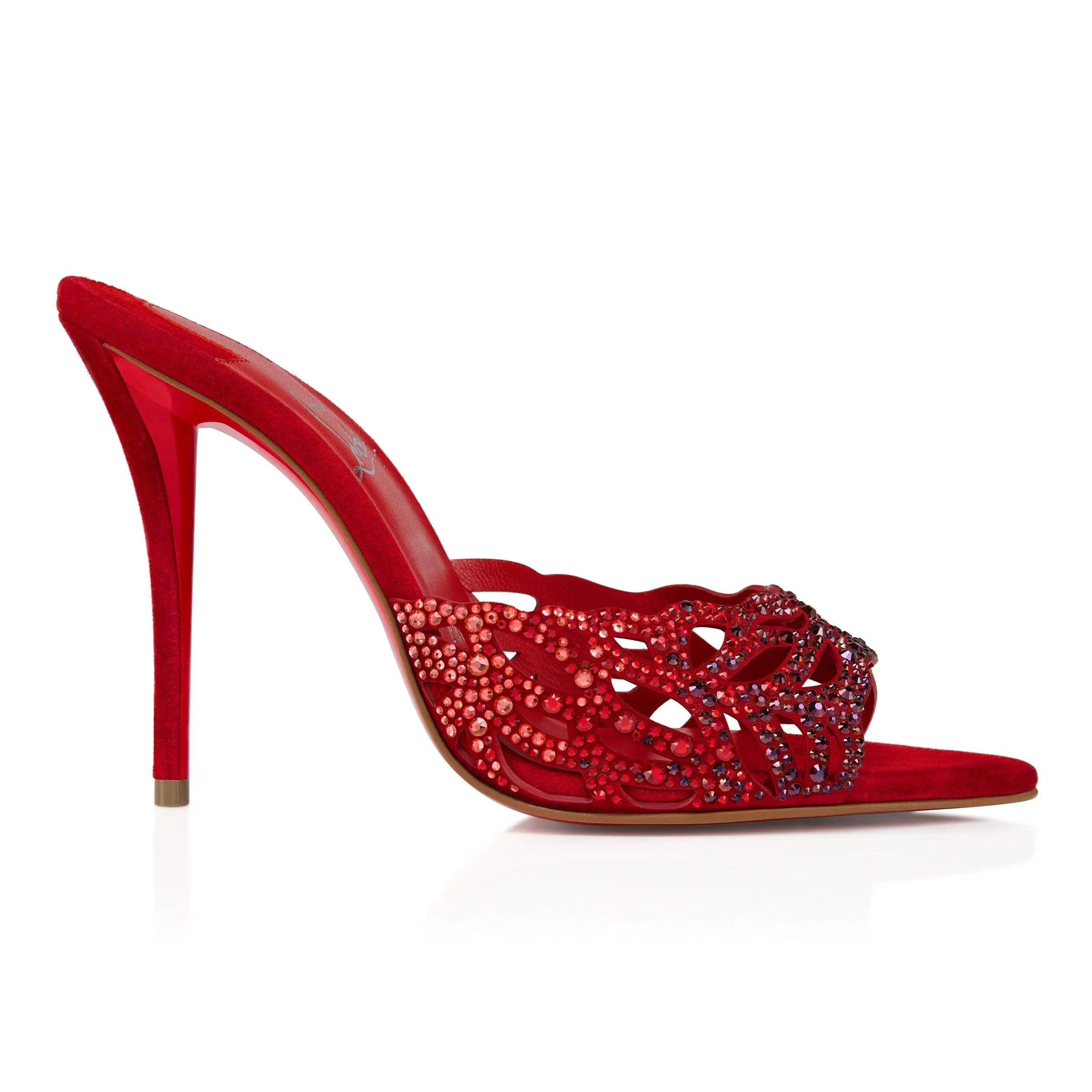 Christian Louboutin Lasera Strass Mules - 1