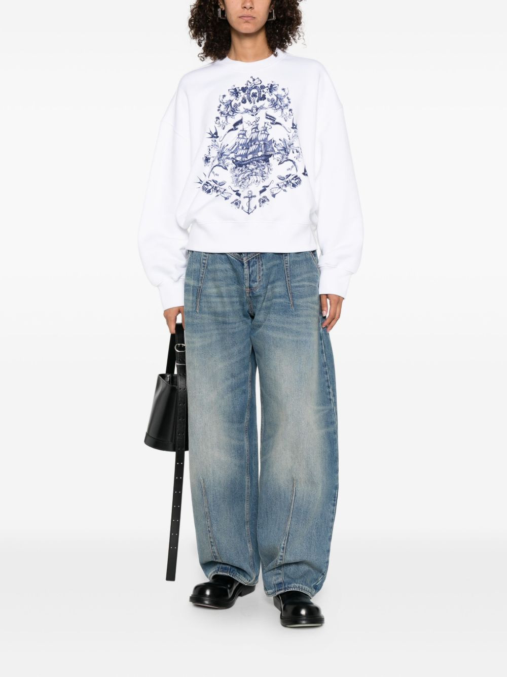 graphic-print sweatshirt - 2