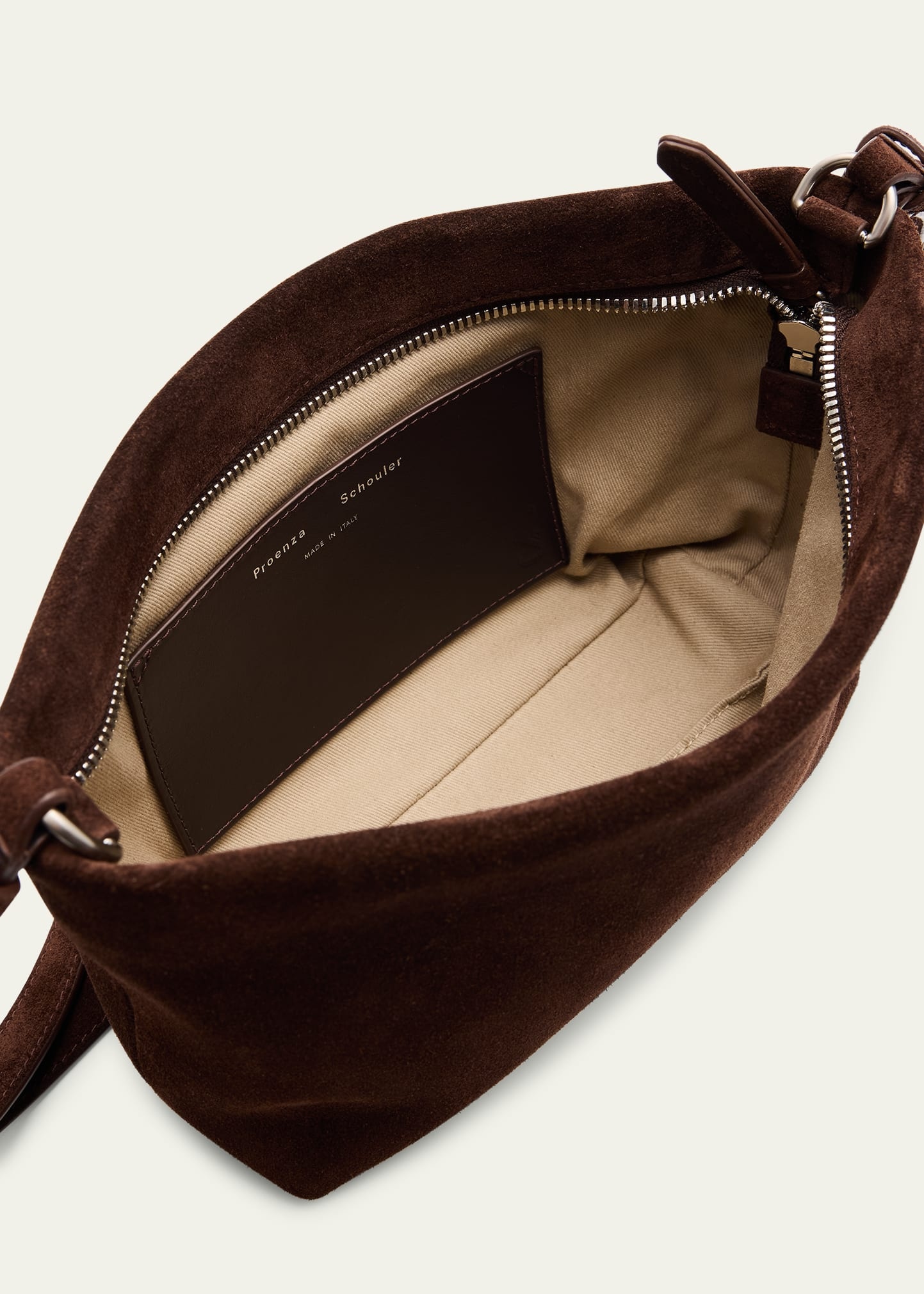 Bond Zip Suede Shoulder Bag - 4
