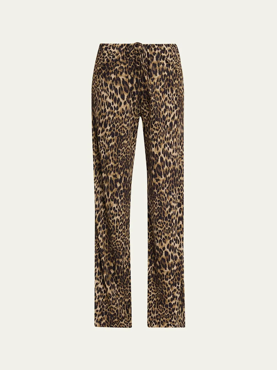 Adriel Leopard Lounge Pants - 1