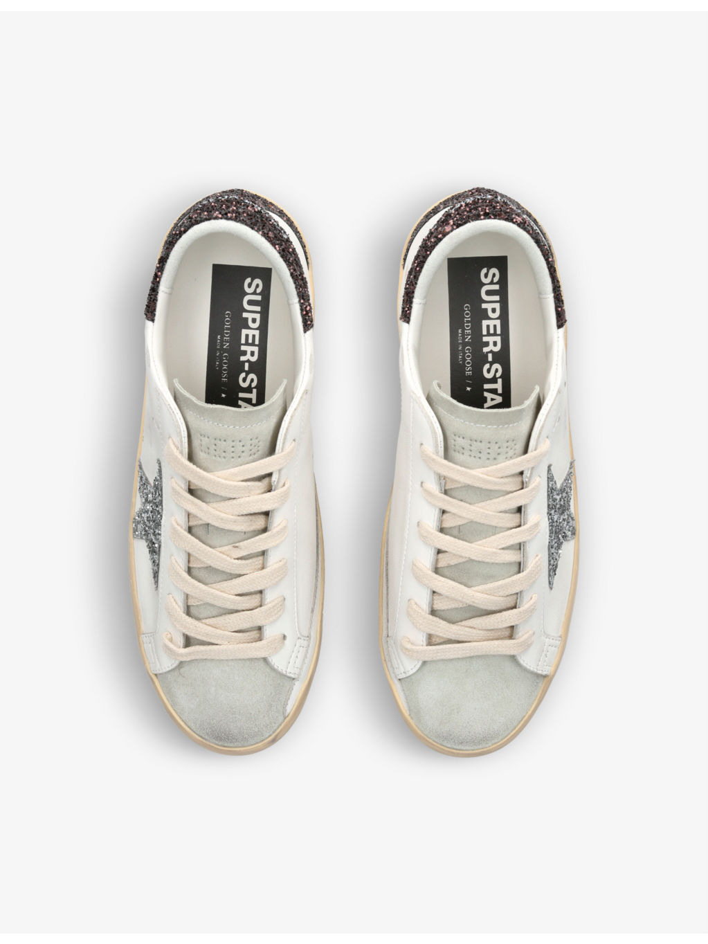 Women's Superstar 11353 star-applique low-top leather trainers - 2