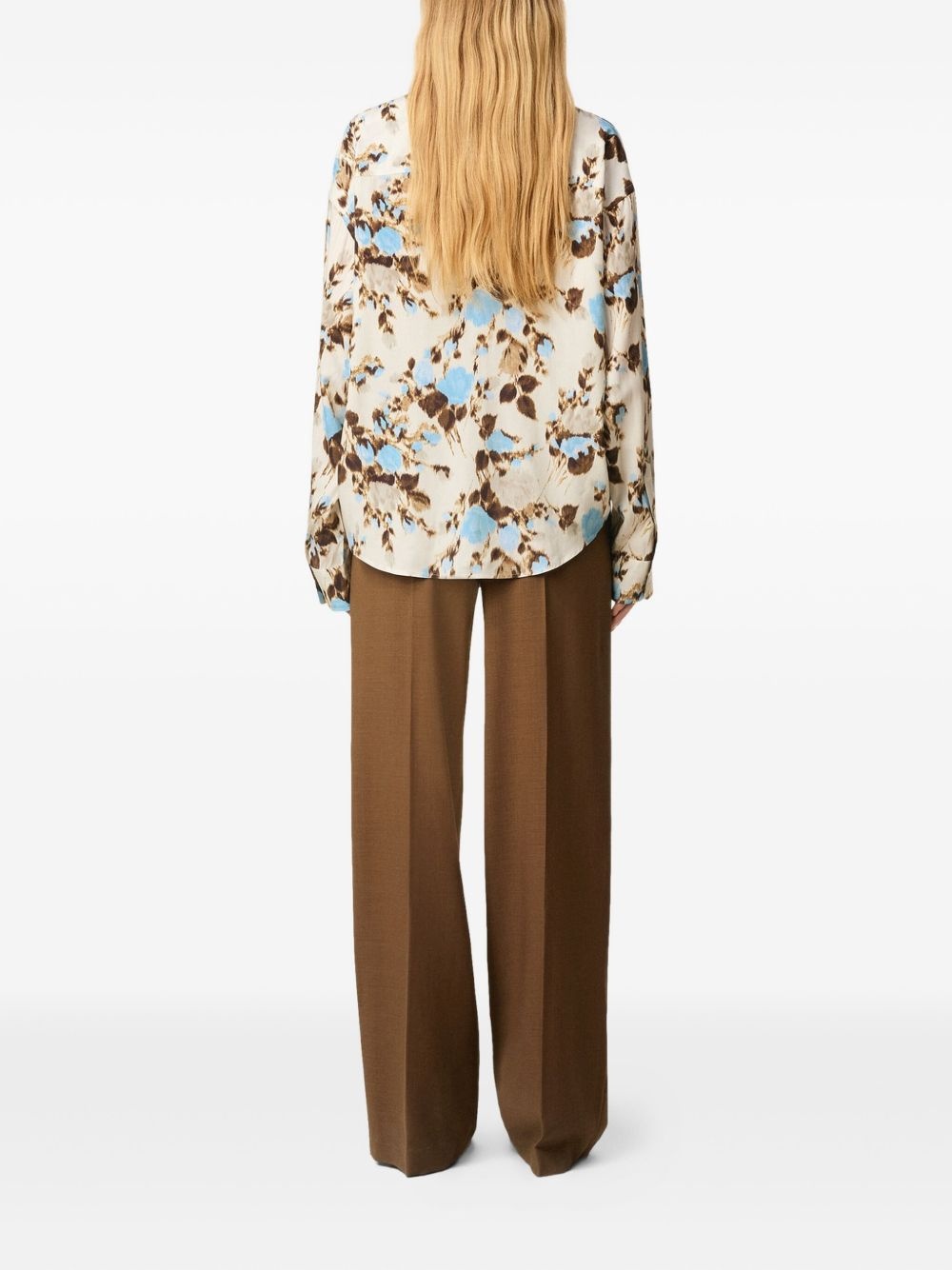 floral-print shirt - 5