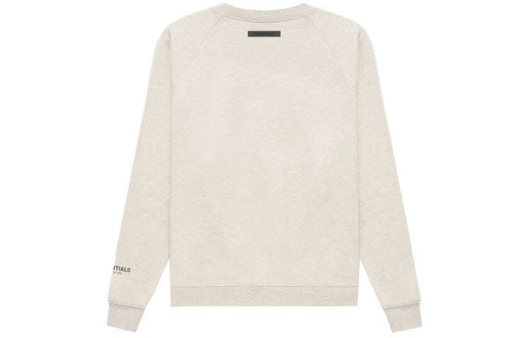 Fear of God Essentials FW21 Pullover Crewneck Light Heather Oatmeal FOG-FW21-173 - 3
