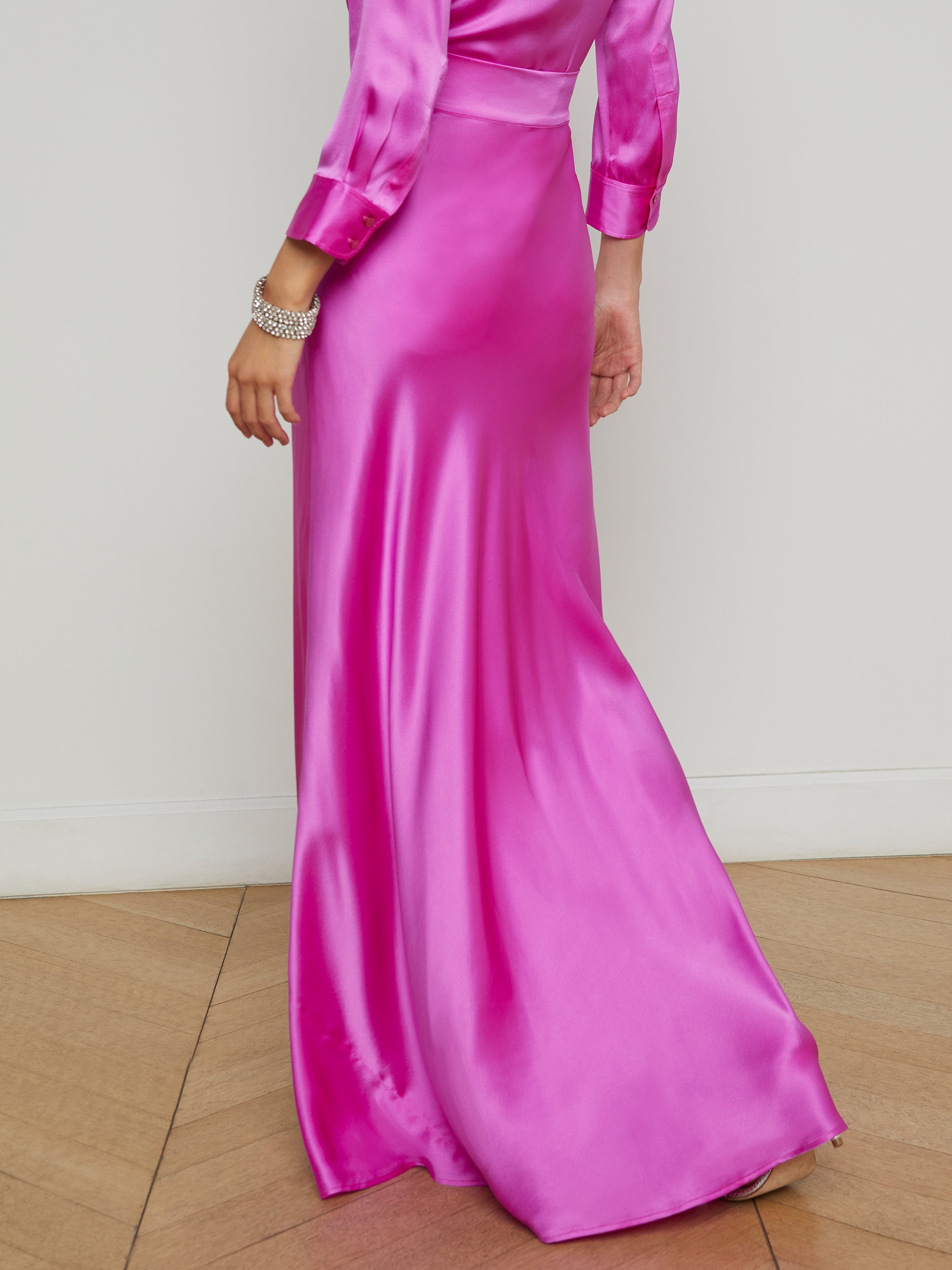 Ryker Silk Maxi Skirt - 5