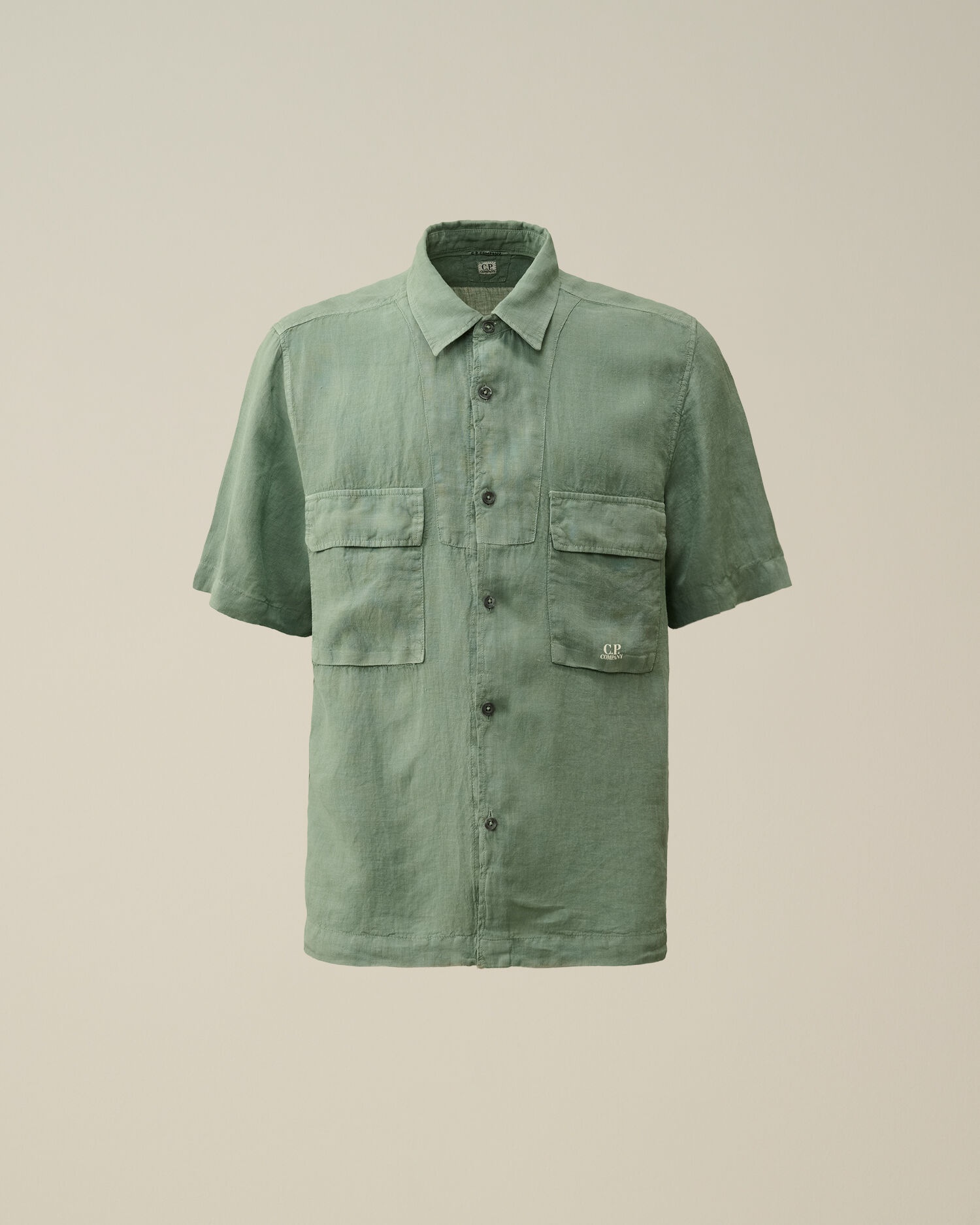 Linen Short Sleeved Shirt - 1