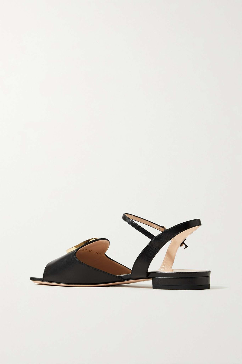 Blondie logo-embellished leather sandals 3
