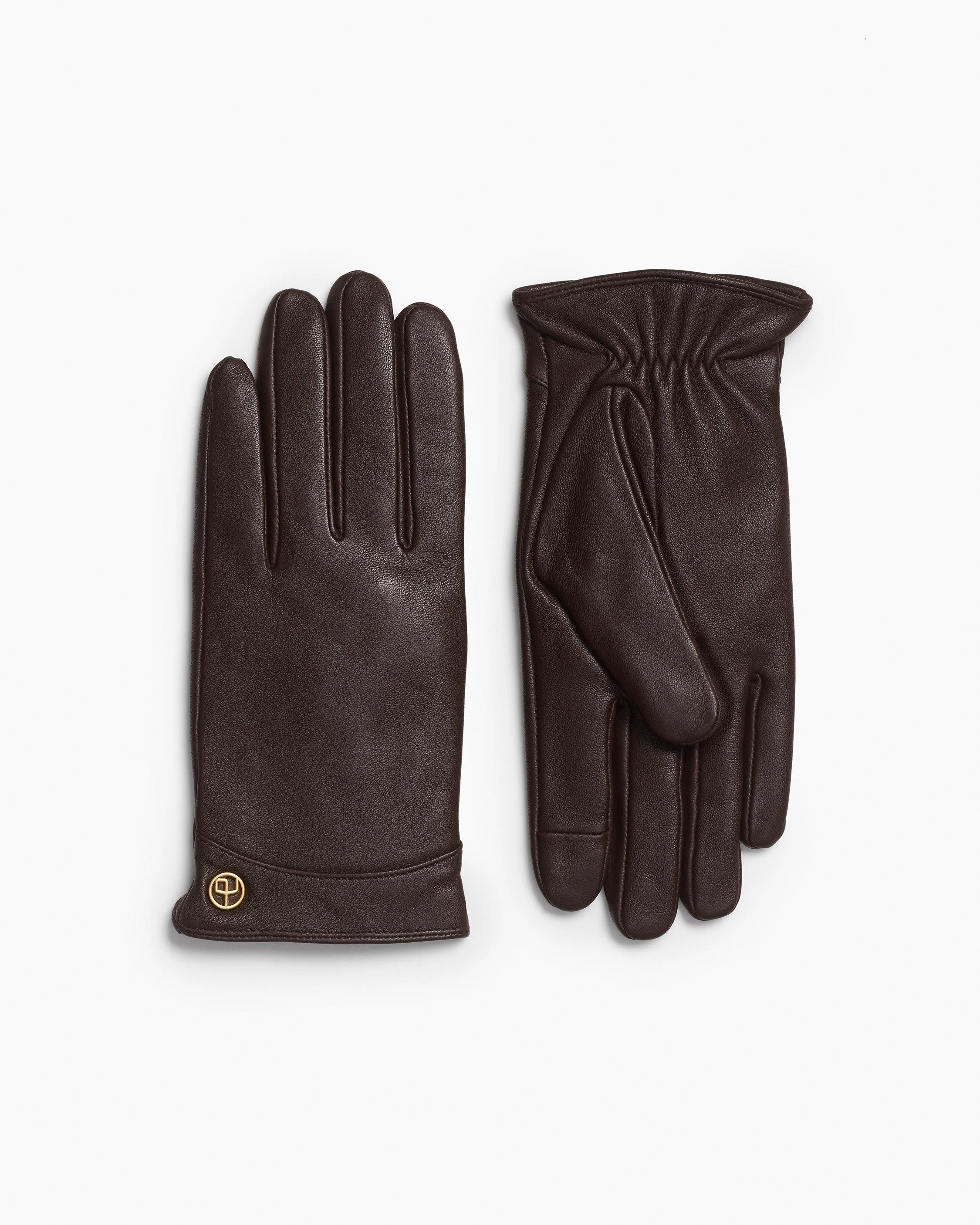 Joni Cashmere-Lined Leather Gloves - 1