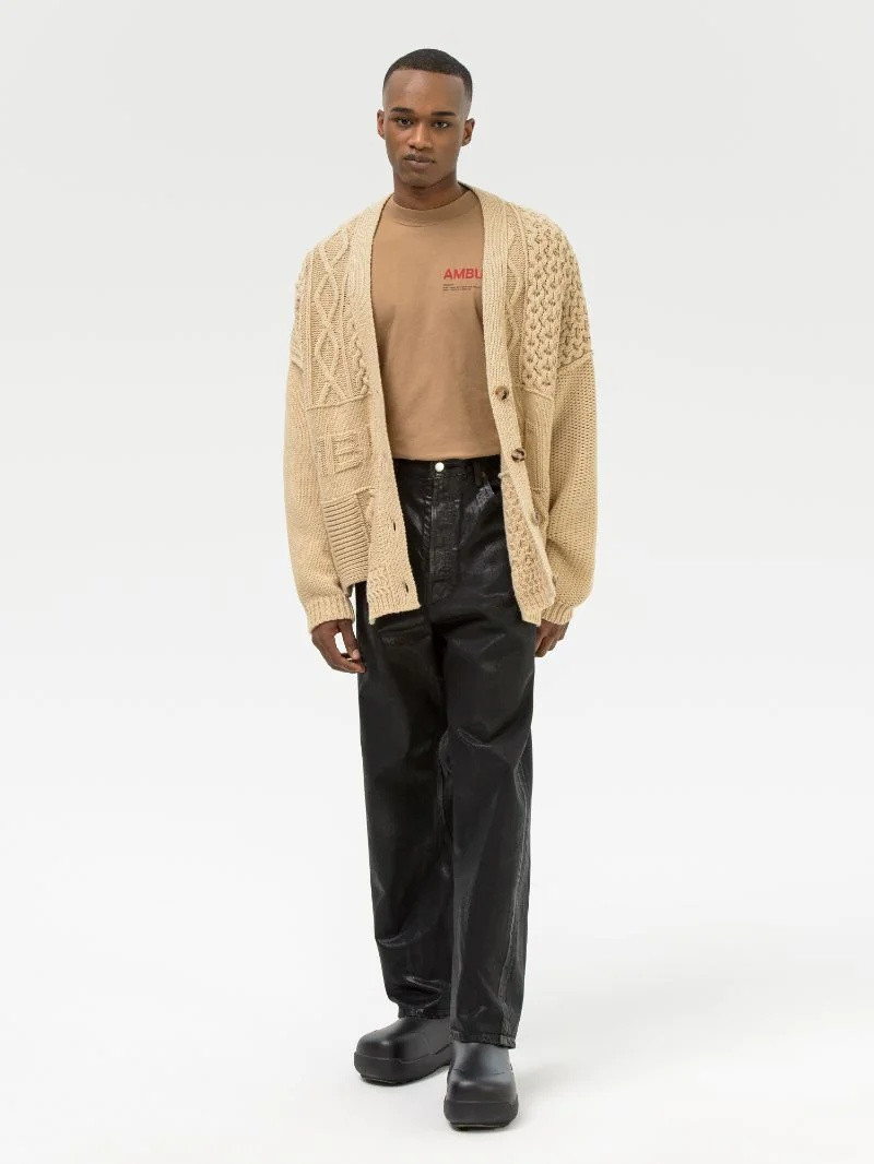 PATCHWORK KNIT CARDIGAN 7