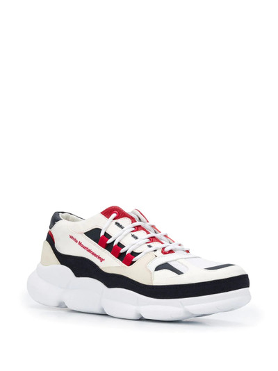 White Mountaineering chunky lace-up trainers  outlook