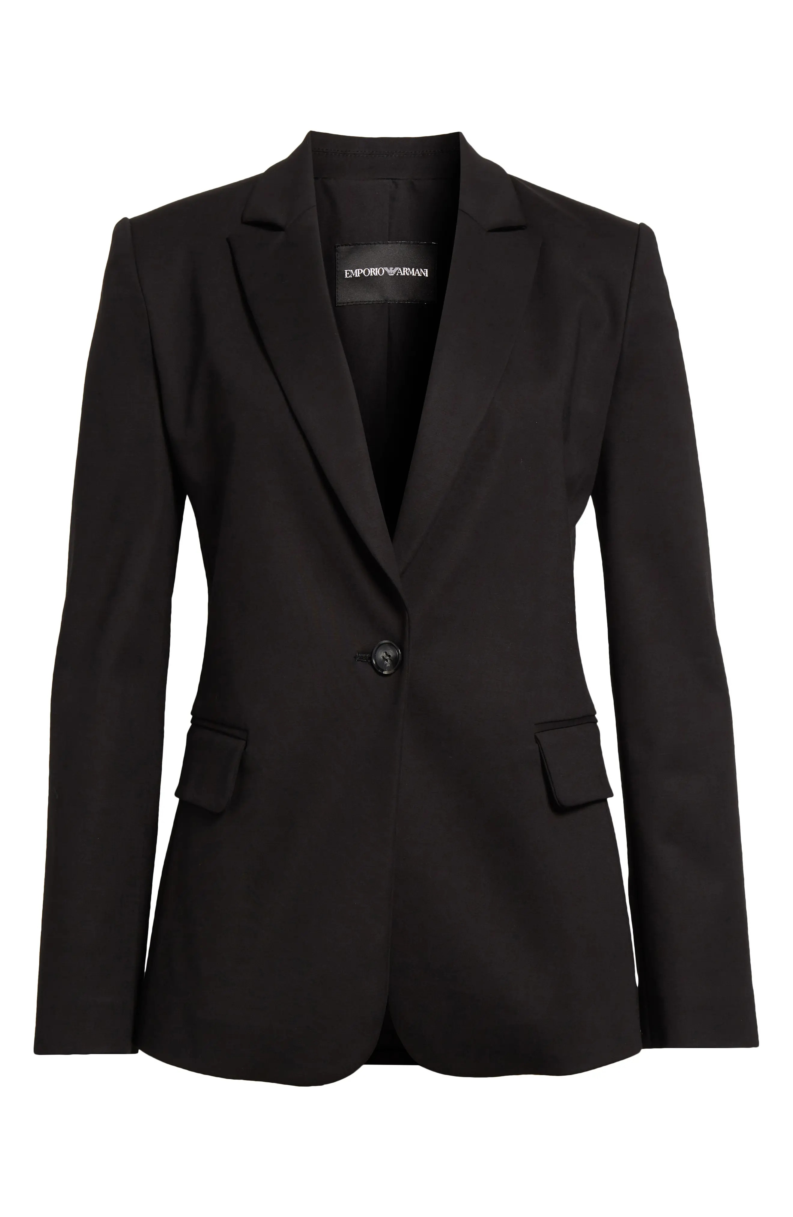 Cotton Couture One-Button Blazer - 7