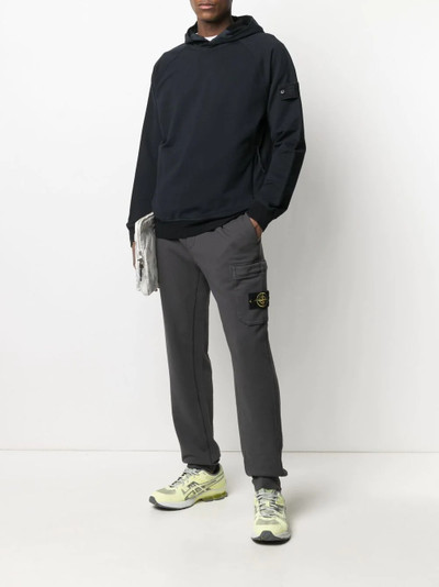 Stone Island logo-patch slim-fit track pants outlook