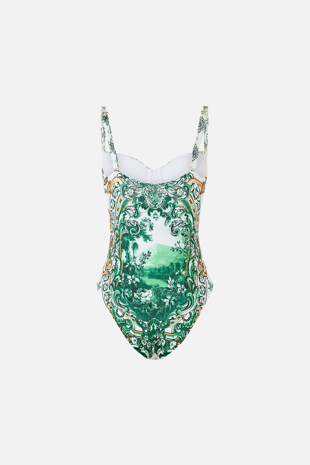 RUCHED CUP UNDERWIRE ONE PIECE - 8