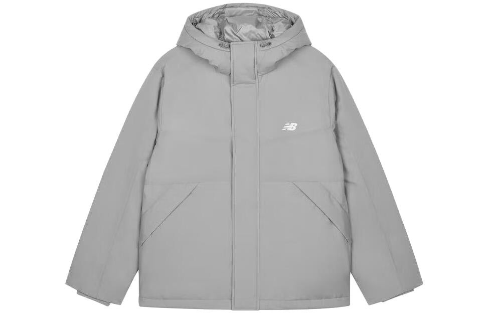 New Balance Warm Classic Down Jacket 'Grey' AMJ33322-TAG - 2