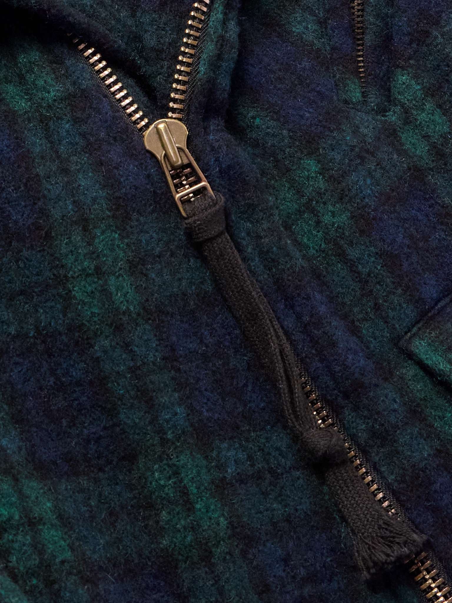 Brando Belted Checked Wool Jacket - 5