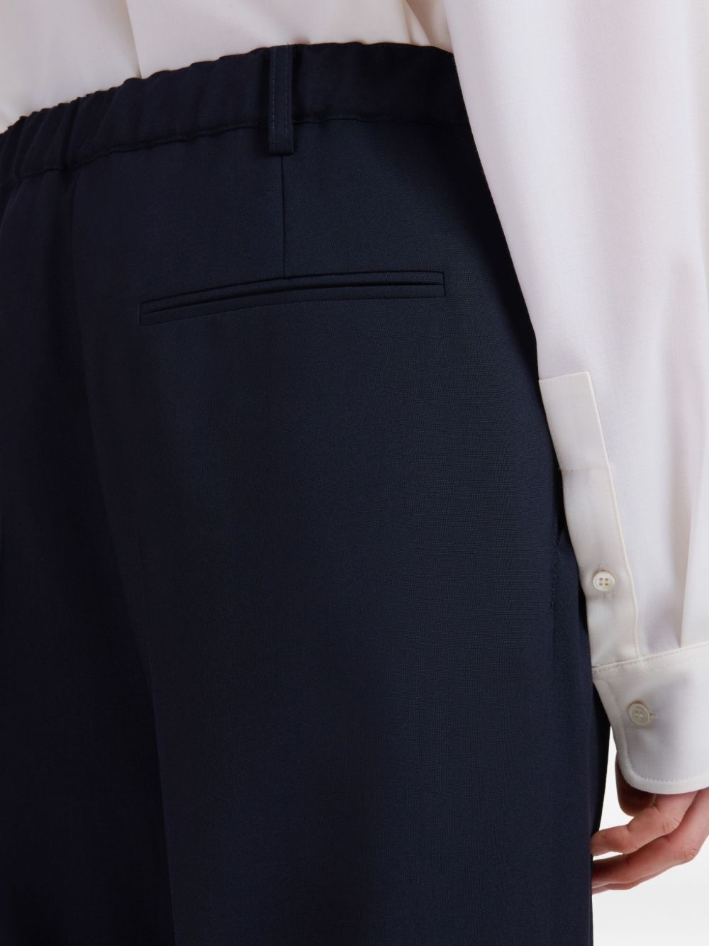 wide-leg flared trousers - 5