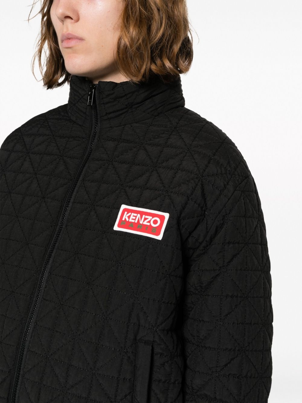 Sashiko Stitch puffer jacket - 5