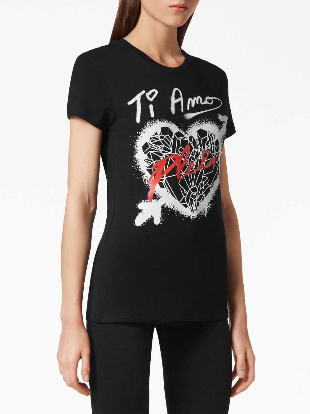 Sexy Pure Fit heart-print T-shirt - 3