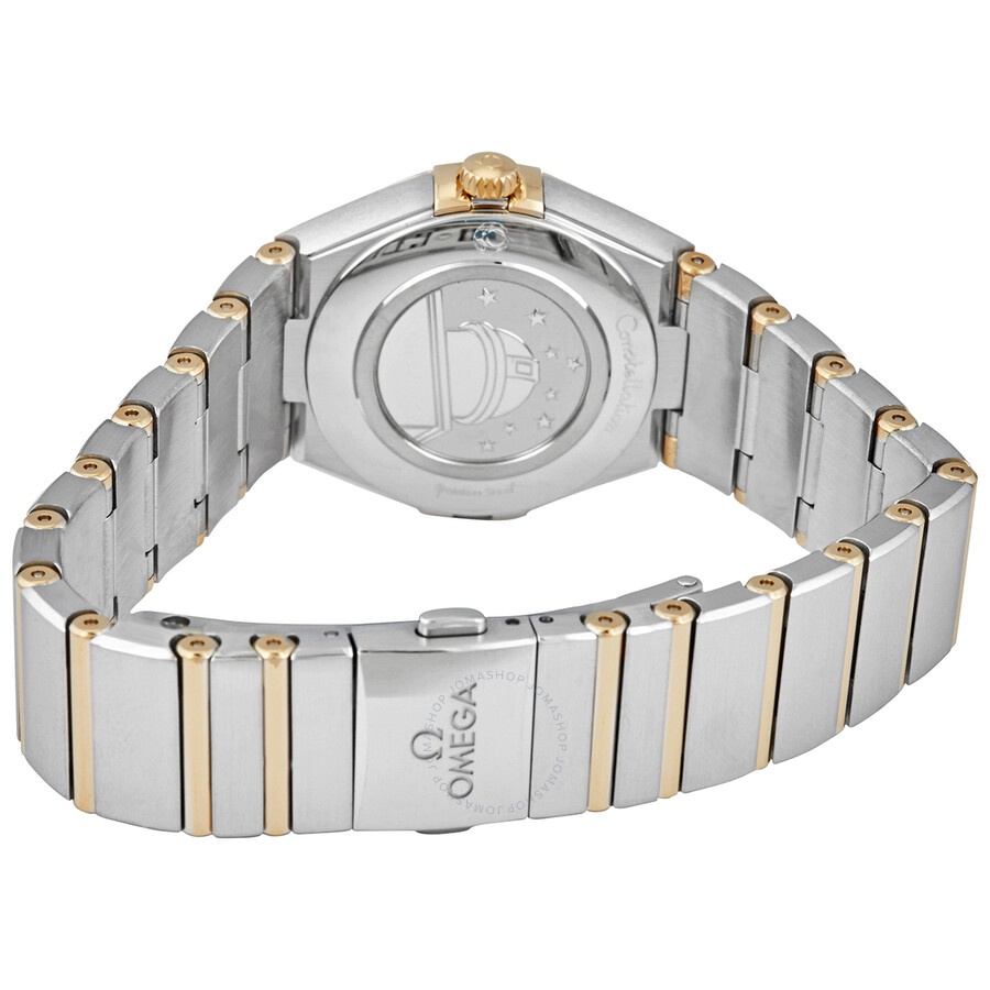 Omega Constellation Manhattan Quartz Diamond White Mother of Pearl Dial Ladies Watch 131.20.28.60.55 - 3