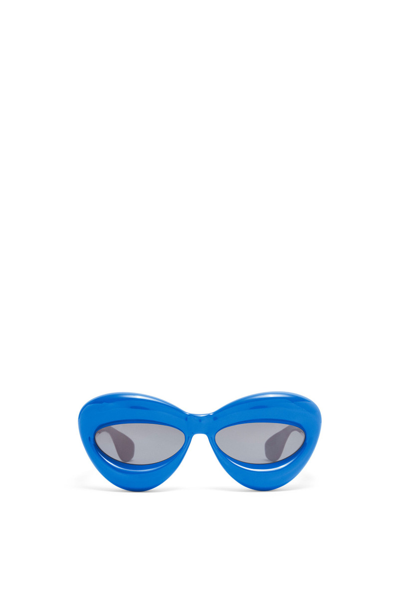 Inflated cateye sunglasses in acetate - 1