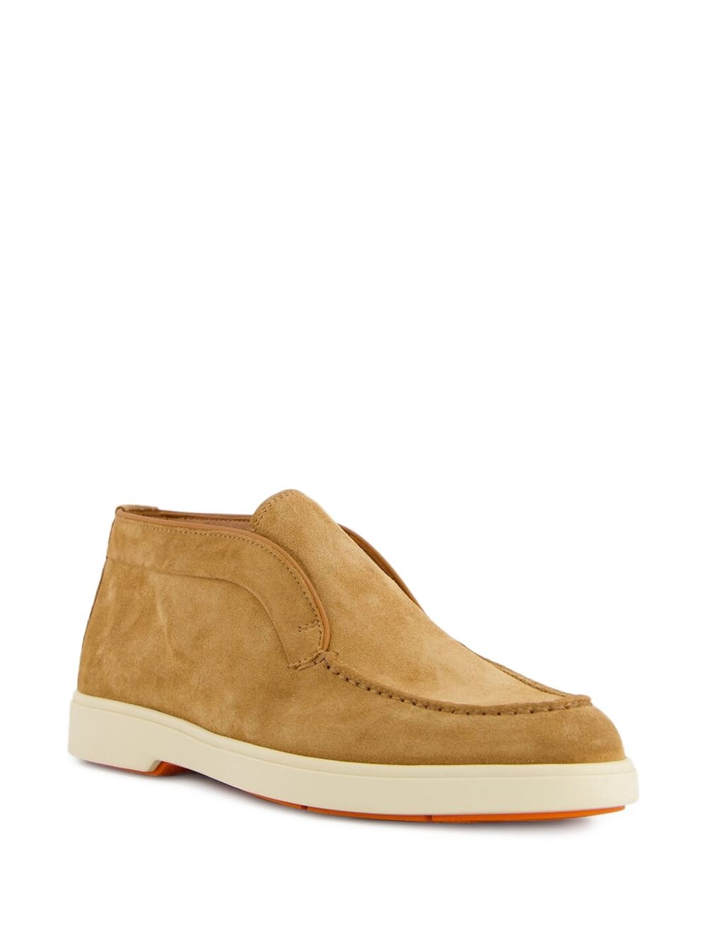 suede slip-on boots - 2
