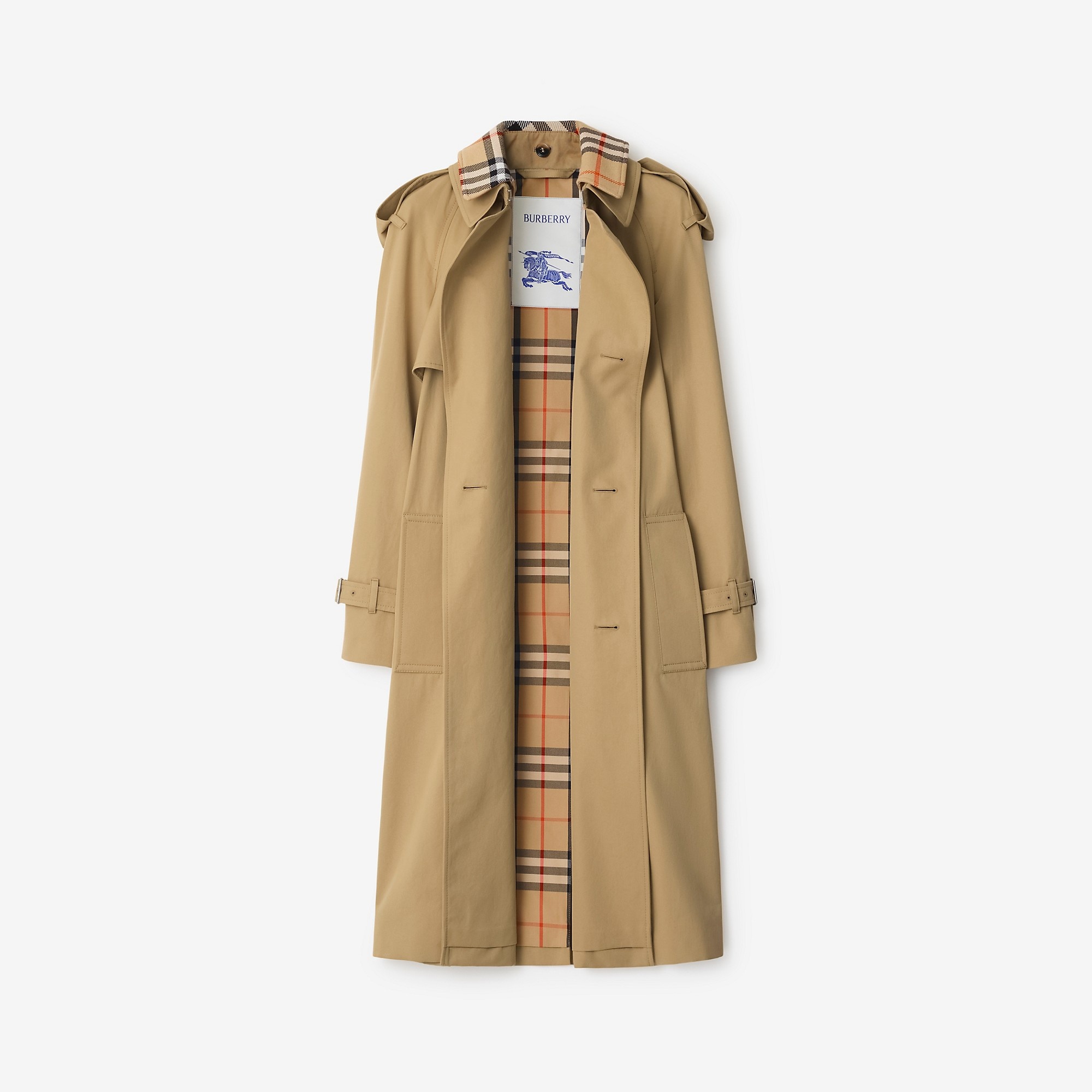 BURBERRY｜COATS (Long Detachable Collar Gabardine Trench Burberry Long Detachable Collar Gabardine Trench Coat